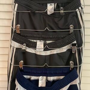 Set of Adidas youth large tiro training track sweat pants, three stripe